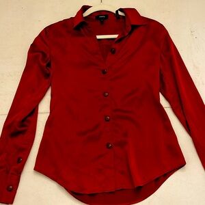 Brick red pull over blouse.  Gently used.  No stains.  Narrow fit.  Petite x’s